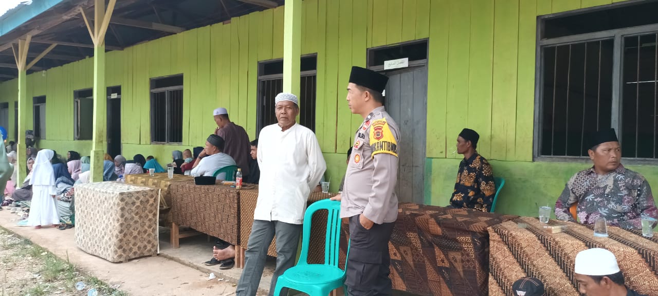 Bhabinkamtibmas Pelawan Pengamanan Kajian Akbar bersama Habib Musthofa Sayyidi Baraqba. LC