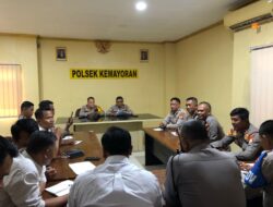 Kapolsek Kemayoran Mengikuti Kegiatan Rapat Anev Dan Peningkatan Keamanan Natal Dan Tahun Baru