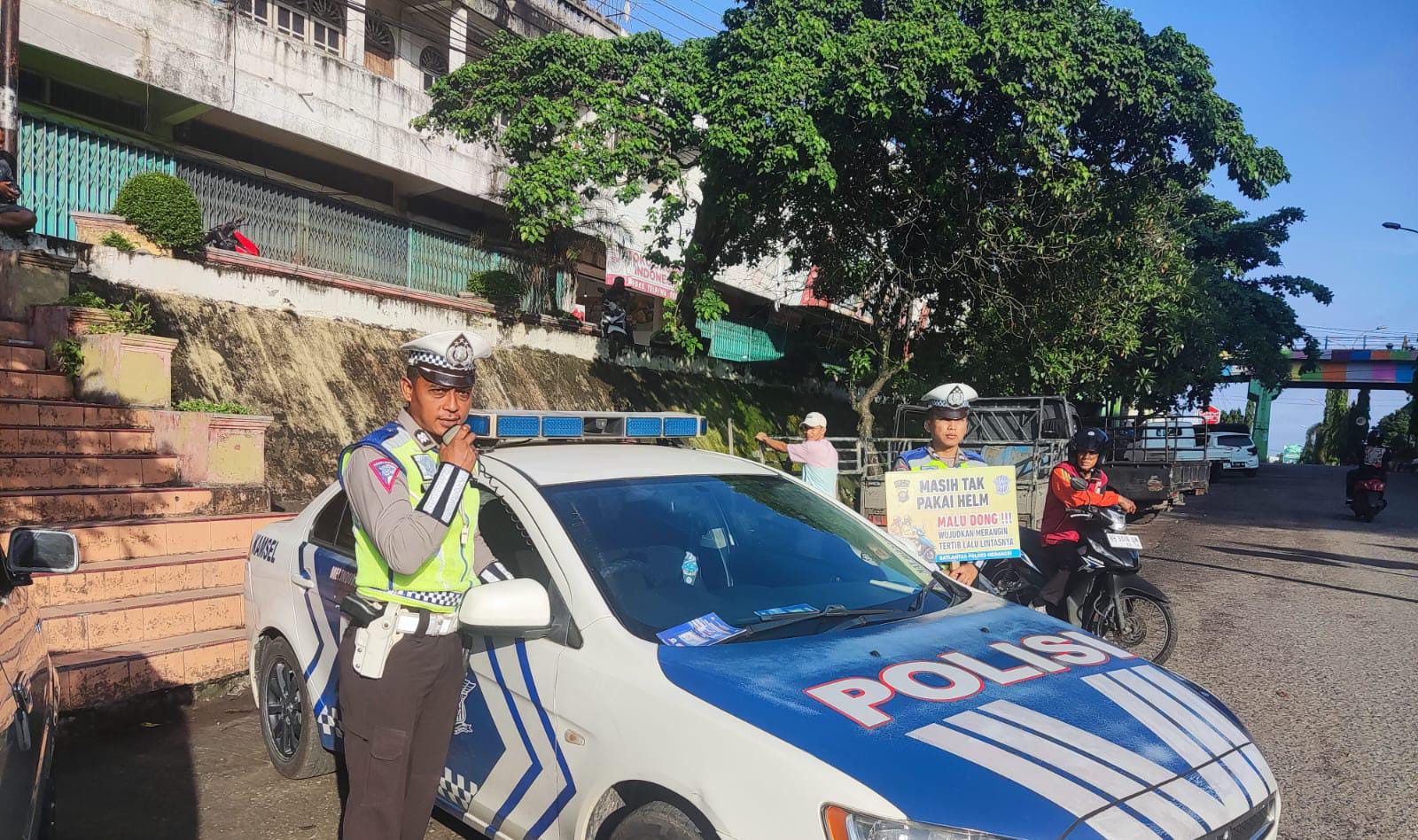 Unit Kamsel Satlantas Polres Merangin,Tindakan Melanggar Perboden dapat Mengakibatkan Lakalantas