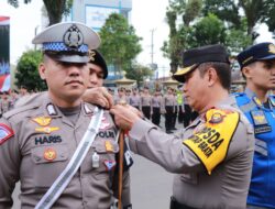 Kepolisian Daerah Jambi menggelar Apel Gelar Pasukan Operasi Kepolisian Terpusat “Lilin 2023” dalam rangka pengamanan natal 2023 dan tahun baru 2024