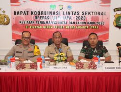 Kapolres Metro Jakarta Utara Adakan Rapat Koordinasi “Lintas Sektoral Lilin Jaya 2023” Kesiapan Nataru 2023