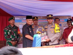 Kapolres Tebo Akbp l Wayan Arta Ariawan SH. S. Ik. MH Beserta Forkopimda Kab. Tebo Kunjungi POS PAM Rimbo Bujang