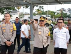 Polres Jakut Bersama Polsek Penjaringan Kunjungan ke Pos Pengamanan PIK ICON Penjaringan