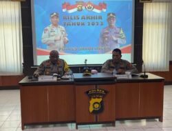 Kegiatan Rilis Akhir Tahun 2023 Polres Sarolangun,Penyalahgunaan Narkoba dapat di Minimalisir