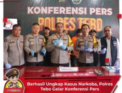 Polres Tebo  Berhasil Menanggani Peredaran Narkoba Di Wilayah Kab. Tebo