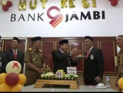 H Mukti Jadi Inspektur Upacara HUT Bank Jambi ke-61 Ini Empat Pesan Gubernur Jambi untuk para Direksi