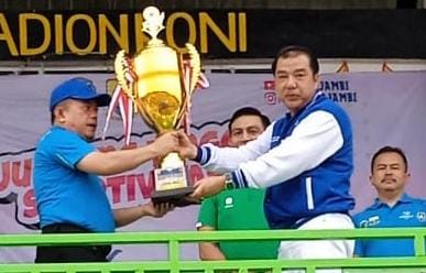 H Mukti: Pertahankan Merangin Duta Bola Jambi H Al Haris Buka Kejuaraan Sepak Bola Gubernur Cup 2024