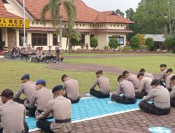 Sebelum Pelaksanaan Tugas, Polres Sarolangun Rutin Gelar Doa Bersama dan Pembacaan Asmaul Husna