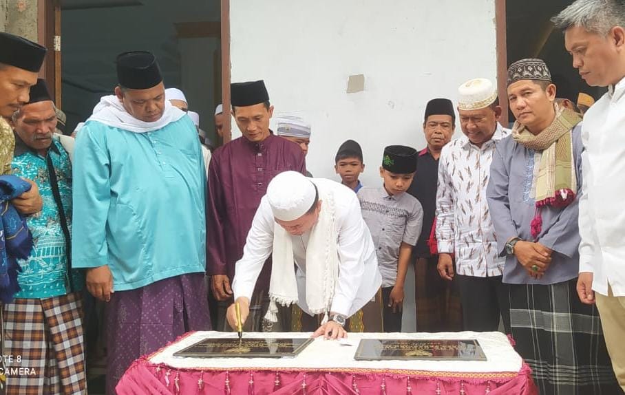 Pj Bupati Dampingi Gubernur Resmikan Masjid Nurul Huda Sekaligus Peresmian Hall Bulutangkis Pasirah Hambali Marga Tiangpumpung