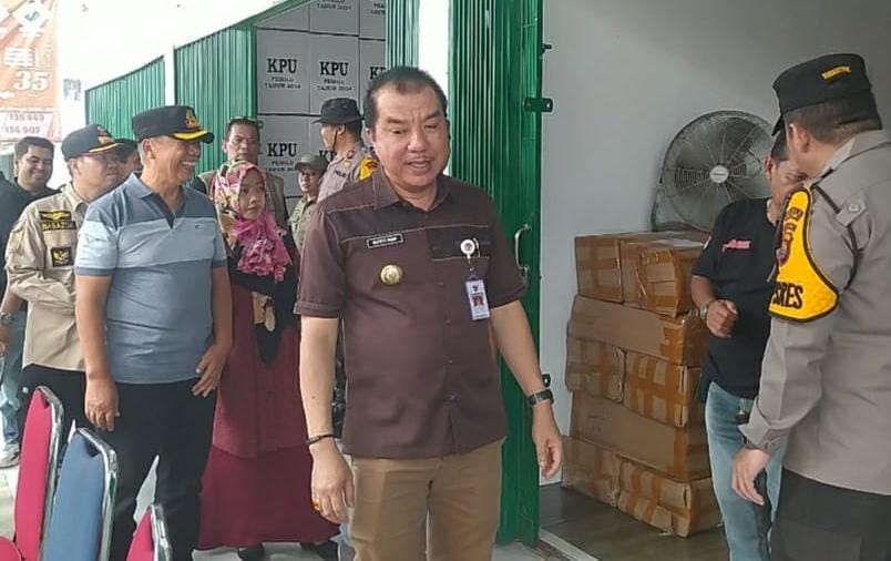 Logistik Pemilu 2024 Sudah Lengkap Siap Didistribusikan ke TPS-TPS di Kabupaten Merangin