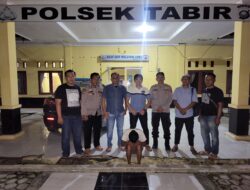 Di Duga Gelapkan Sepeda Motor,Seorang Pria di Amankan Opsnal Polsek Tabir Polres Merangin