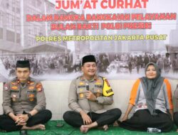 Polres Metro Jakarta Pusat Gelar Jumat Curhat Plus Serap Aspirasi Warga