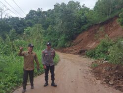 Kapolsek Jangkat, Sempat Tertutup Material Lonsor, Jalan provinsi di km 140 Desa Rantau Suli Kecamatan Jangkat Timur sudah bisa di lalui