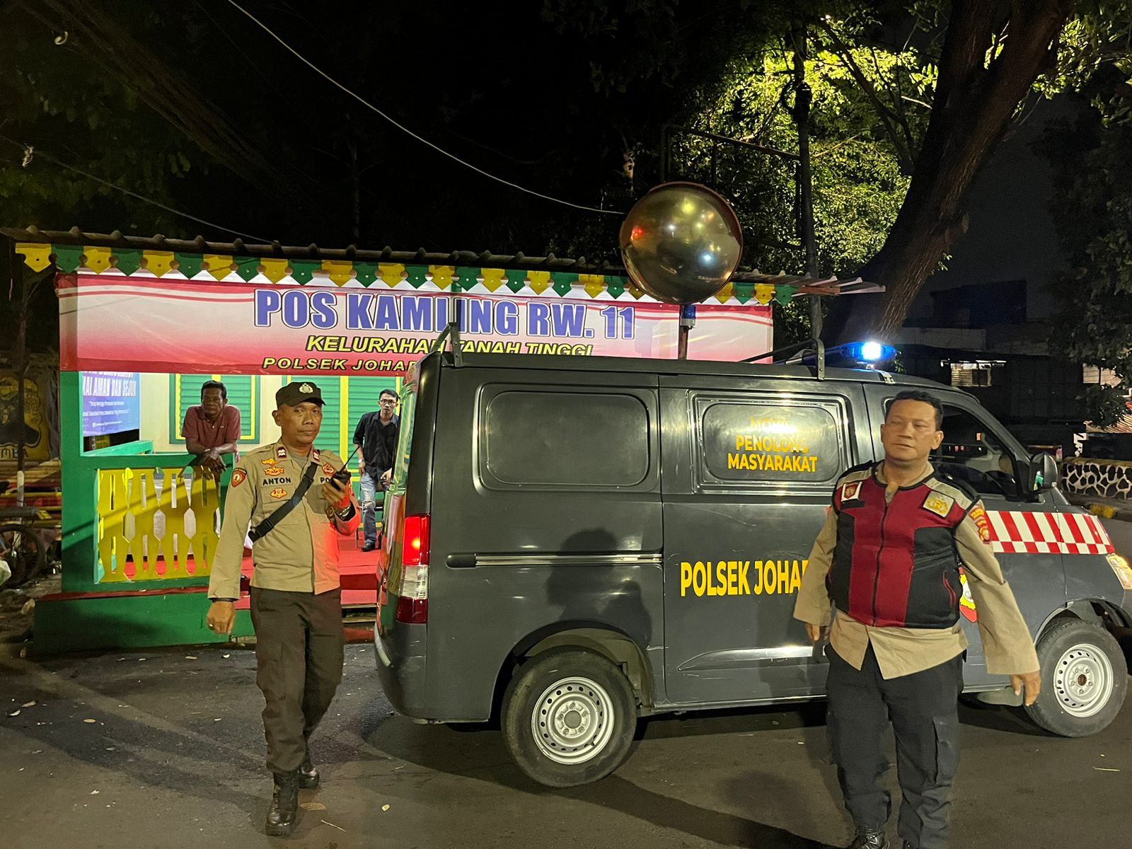 Menjaga Keamanan dan Kenyamanan, Polsek Johar Baru Lakukan Patroli Cipta Kondisi