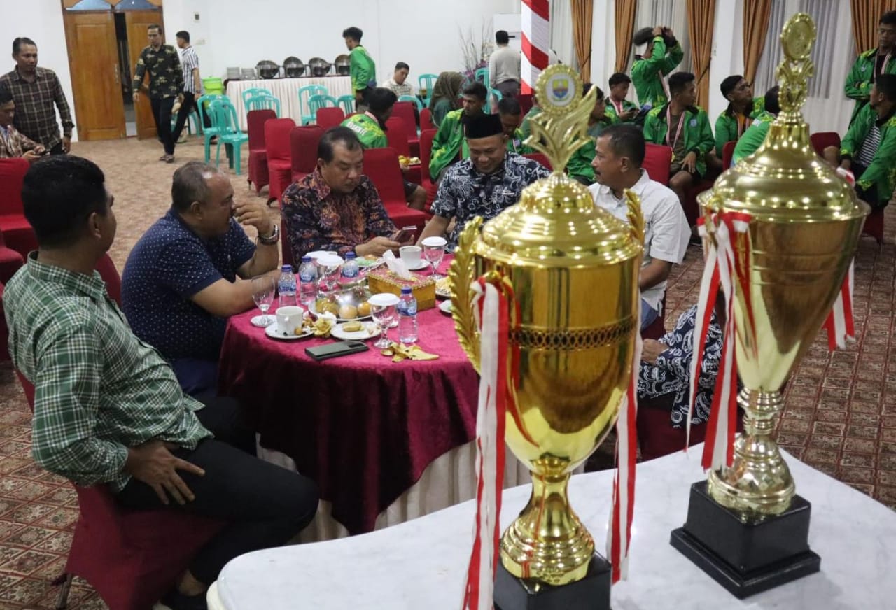 Kepulangan Pemain Merangin FC Disambut Acara Khususi Diarak dan Dijamu Makan Malam