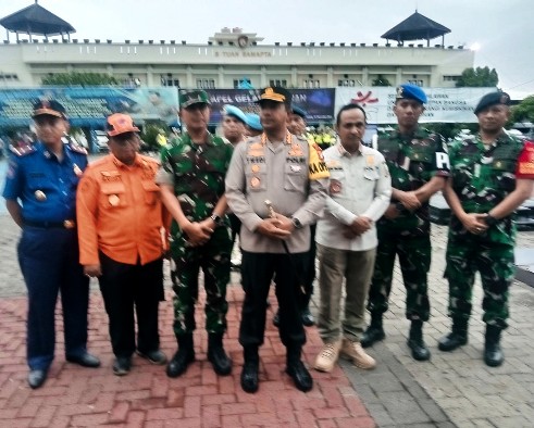 700 Personil Di Kerahkan Polres Metro Bekasi Guna Pengamanan Pergantian Tahun 2023-2024