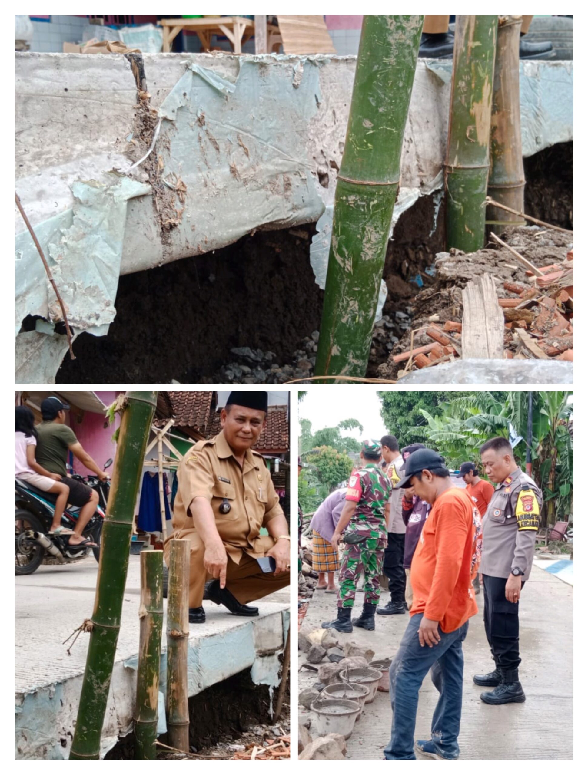 Tanggul Penyangga Sungai Ciwaringin Bakal Memakan Korban Jiwa Warga Sekitar Jika Tidak Segera Di Perbaiki