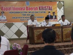 Pj Bupati Pimpin Rapat inovasi Daerah KRISTAL H Mukti Berharap Merangin Bebas Kemiskinan Ekstrim, Infklasi dan Stunting