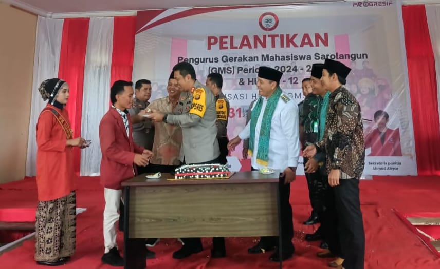 Kapolres Sarolangun Ucapkan Selamat atas Terpilihnya Pengurus Baru GMS Periode 2024 – 2025 di HUTnya yang ke 12.