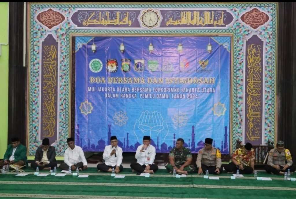 Acara Doa Bersama dan Istighosah yang Diselenggarakan MUI Jakarta Utara dan di Hadiri oleh Kapolres Jakarta Utara