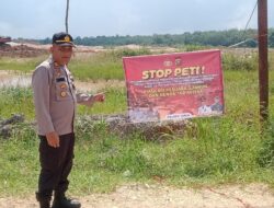 Akp. Torang Tua Munthe. SH.MH. Beri Edukasi warga dengan Larangan PETI , Pelanggar Aturan Akan di kenakan Sanksi Pidana