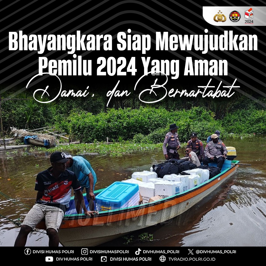 Polri Siap Mewujudkan Pemilu 2024 Yang Aman, dan Damai