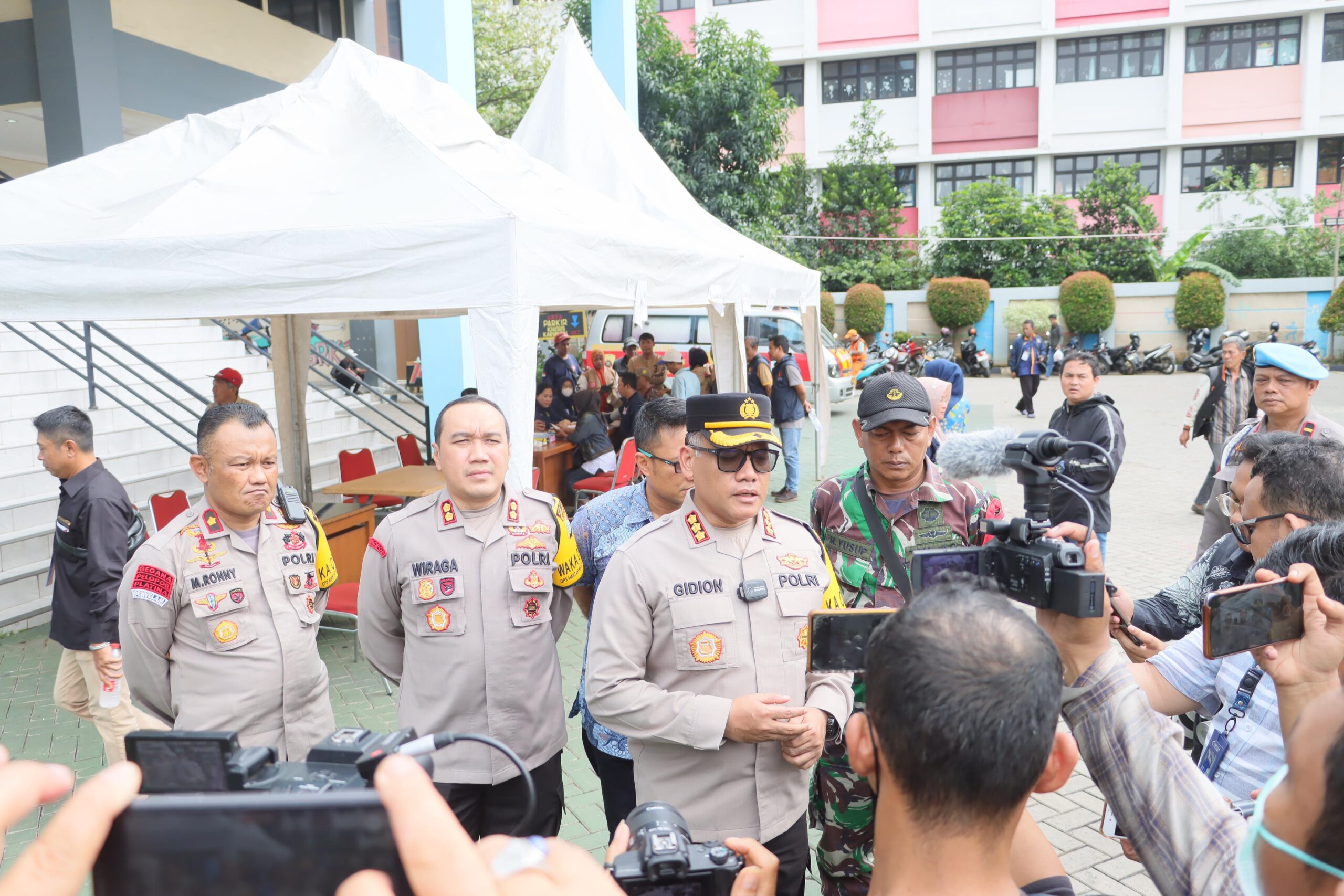 Polres Metro Jakut Sediakan Posko Kesehatan bagi Petugas Penyelenggara Pemilu