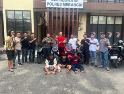 Opsnal Satreskrim Polres Merangin Amankan Tiga pelaku Curanmor, dikenakan Pasal 363 KUHP Jo 480 KUHP dengan ancaman 7 Tahun Penjara