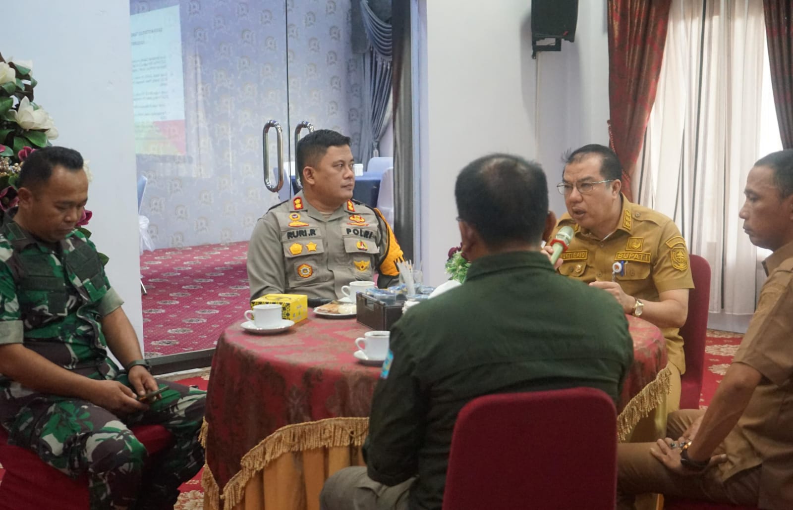 Bantuan Bencana Disalurkan Tepat Sasaran, Pj Bupati di dampingi Kapolres Merangin Saat Rakor Penanggulangan Bencana Alam