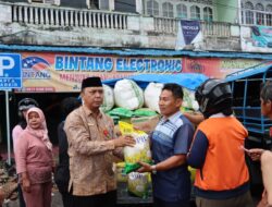 Forkopimda Gelar Operasi Pangan Murah dalam rangka pengendalian Inflasi di Kabupaten Merangin.