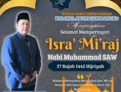 RSUD KOLONEL ABUNDJANI BANGKO Peringati Isra Mi’raj Nabi Muhammad S.A.W. tahun 1445H – 2024M.