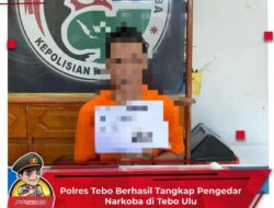 Polres Tebo Kembali Berhasil Tangkap Pengedar Narkoba Di Tebo Ulu