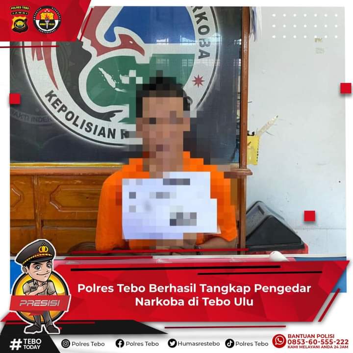 Polres Tebo Kembali Berhasil Tangkap Pengedar Narkoba Di Tebo Ulu