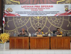 Polres Tebo Gelar Latihan Pra Operasi Keselamatan Siginjai 2024