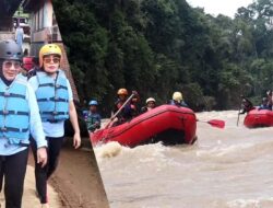 Plt Kajati Jambi Puas Arung Jeram di Merangin Enen Saribanon: Geopark Merangin-Jambi Punyo Kito Luar Biasa