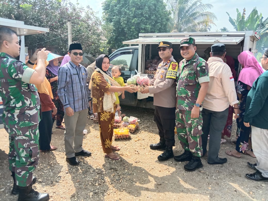 Polsek Bathin VIII Berjibaku Dalam Gerakan Pangan Murah