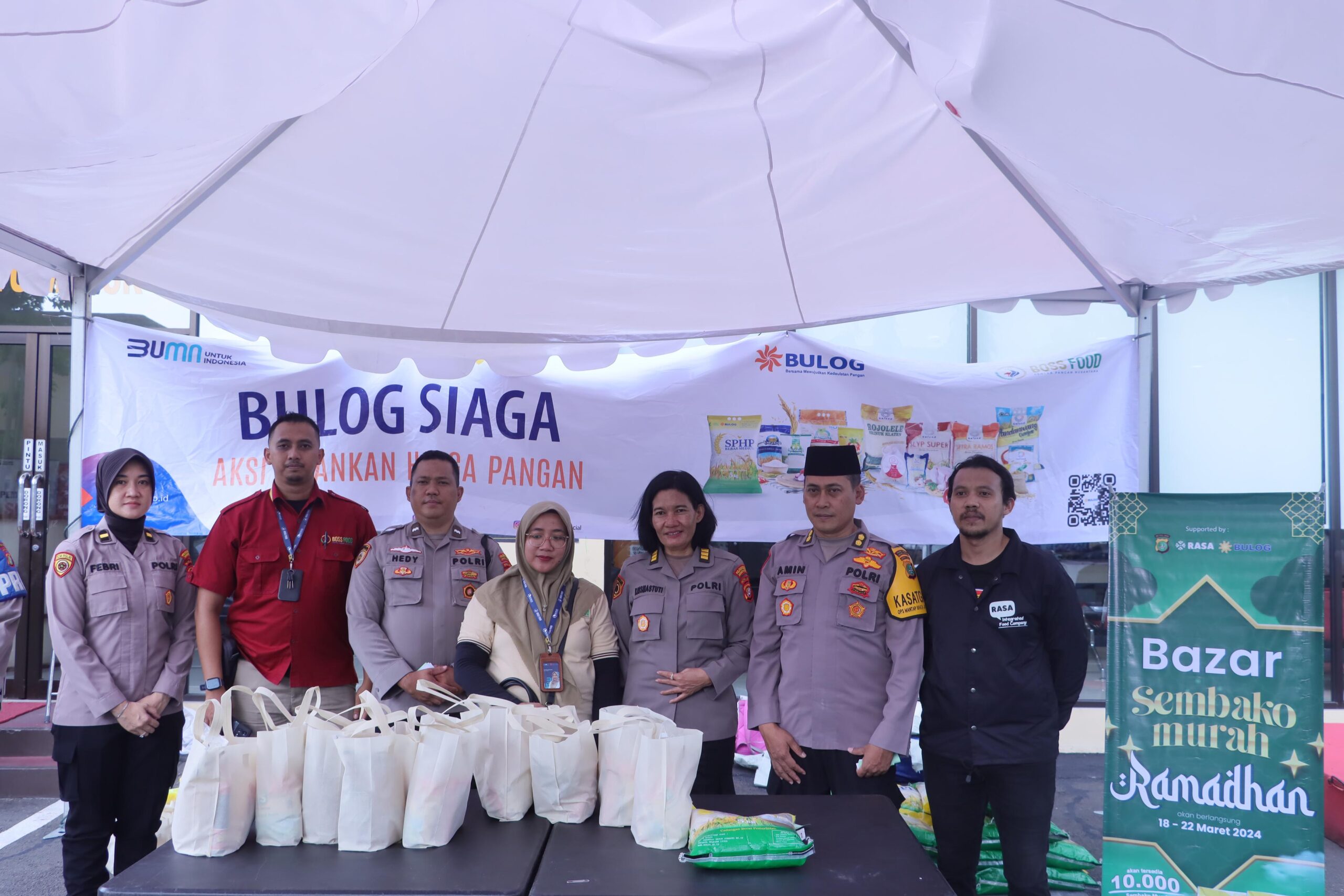 Polres Metro Jakarta Utara Adakan Bazar Sembako Murah Ramadhan Polda Metro Jaya