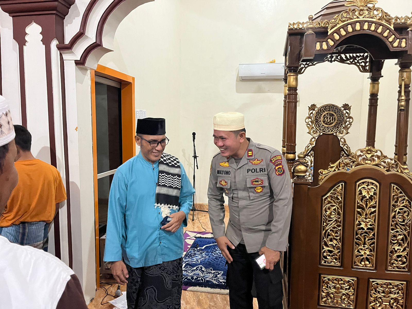 Kasat Reskrim Laksanakan Safari Ramadhan Polres Merangin di Masjid RIYADHUL UMMAH