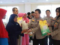 POLRES METRO JAKARTA PUSAT GELAR “BAZAR SEMBAKO MURAH RAMADHAN”