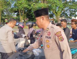 Sampaikan Permintaan maaf, Polsek Lembah Masurai pada Warga yang belum mendapatkan saat berbagi Taqjil