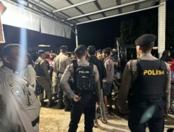 Personil Gabungan dan Masyarakat Gagalkan Aksi Perang Sarung Dua Kelompok Remaja