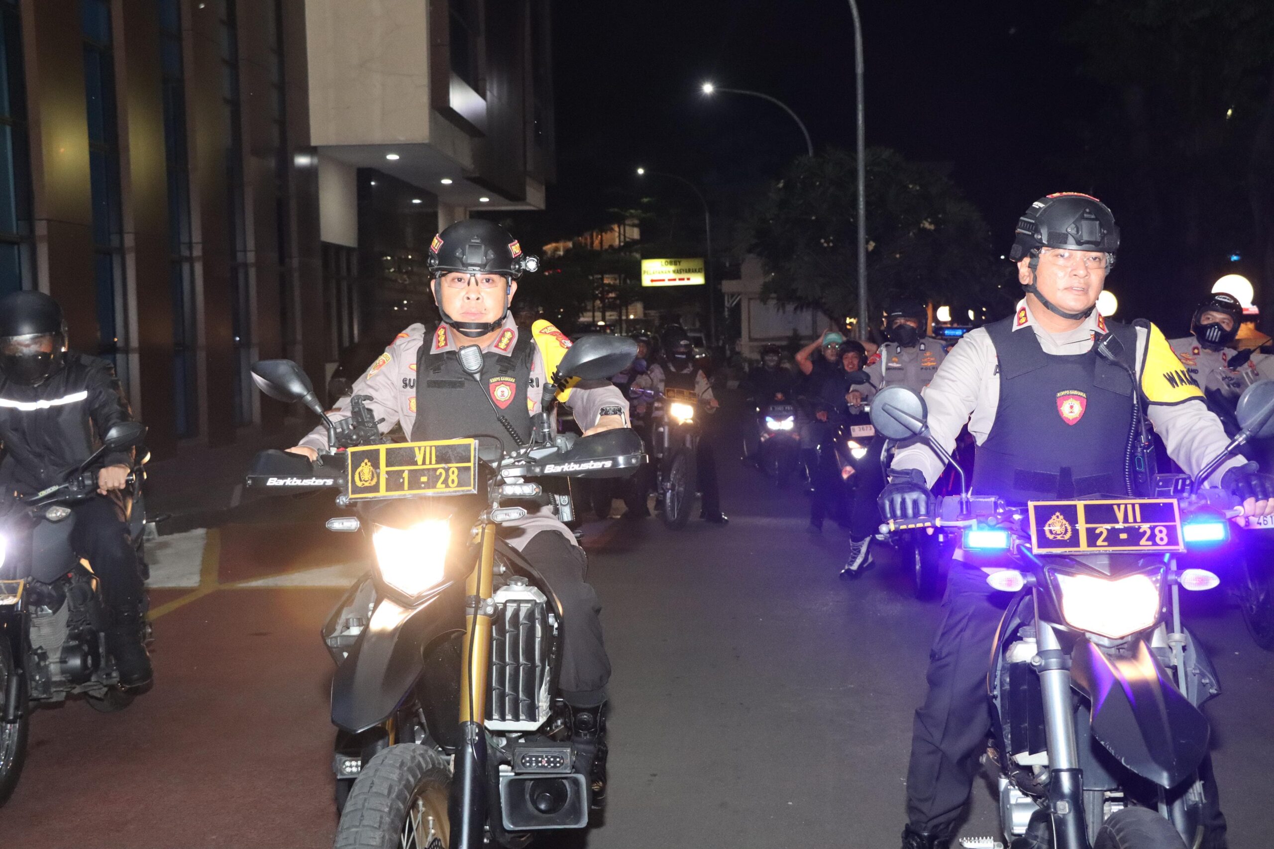 KAPOLRES METRO JAKARTA PUSAT PATROLI POS SINGGAH RAMADHAN, PASTIKAN KEAMANAN DI MALAM RAMADHAN