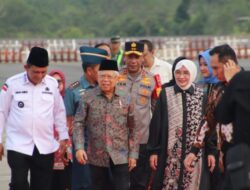 Kapolda Kepri Sambut Kedatangan Bapak Wakil Presiden RI di Kota Tanjungpinang