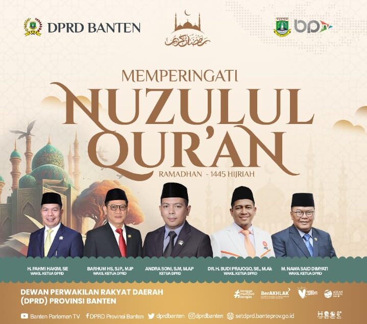 DPRD Provinsi Banten Mengucapkan Selamat Memperingati Nuzulul Qur’an