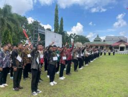 Polres Merangin Berangkatkan Peserta Test Calon Personil Polisi ke Polda Jambi