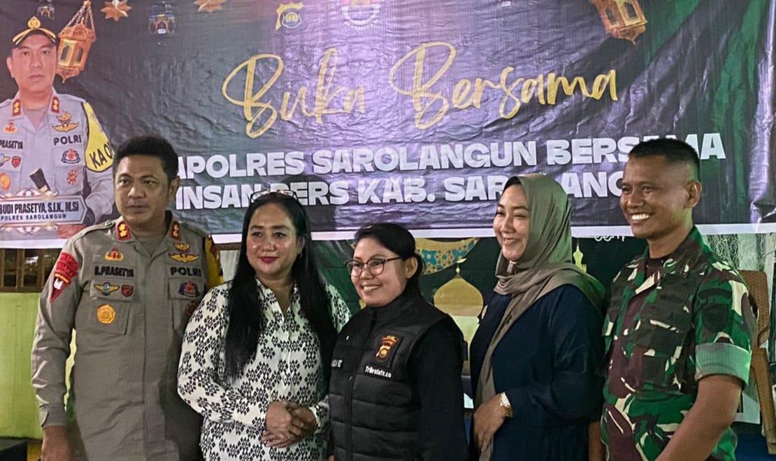 Dengan ” Buka Bersama di Bulan Ramadhan ” Mari Tetap bergandeng Tangan Polres Dan Awak Media di Sarolangun.