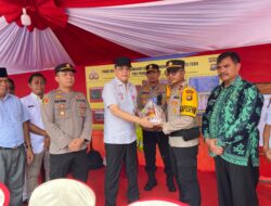 Pj Bupati  Tebo Di dampingi Kapolres Tebo Akbp l Wayan Arta Ariawan  SH. S. Ik. MH   Cek  Kesiapan  POS PAM 2 Rimbo Bujang