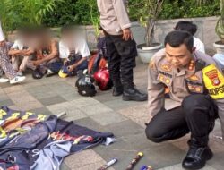 Gencarkan Patroli, 109 Remaja diamankan di Polsek Metro Tanah Abang Saat Konvoi Berdalih Bagi Takjil