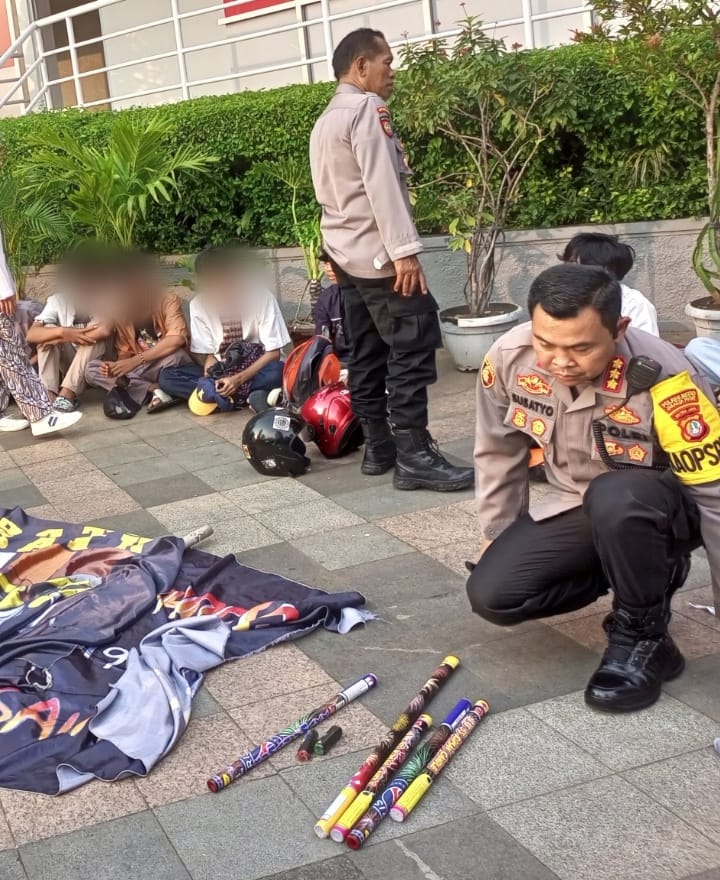 Gencarkan Patroli, 109 Remaja diamankan di Polsek Metro Tanah Abang Saat Konvoi Berdalih Bagi Takjil