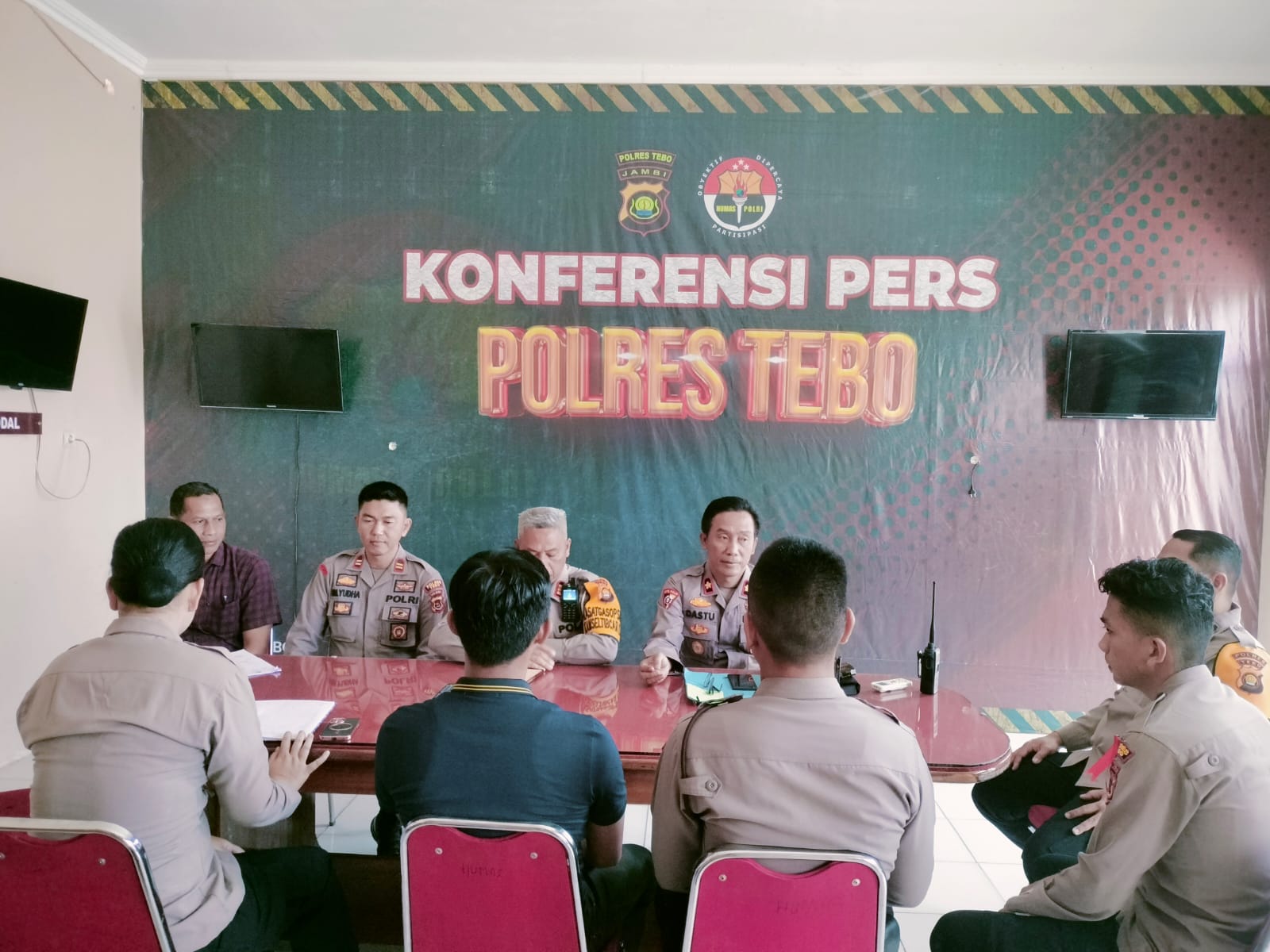 Giat OPS Ketupat 2024 Polres Tebo Melaksanakan Anev Harian Bersama  OPS Ketupat 2024